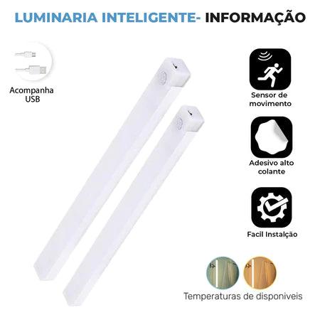 Luminária LED Barra com Sensor de Movimento - Home Premium Brasil
