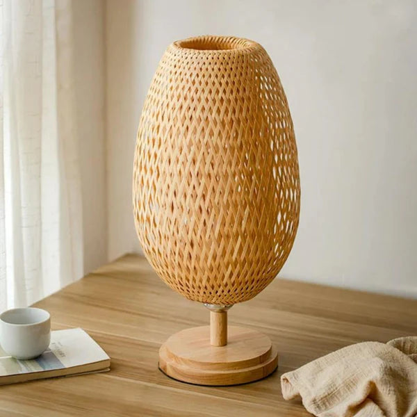Luminária de Mesa Bambu - Home Premium Brasil