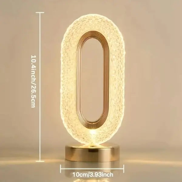 Luminária de Mesa LED Cristal Luxo - Home Premium Brasil