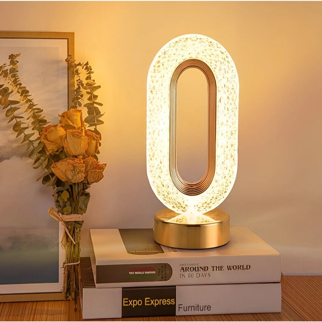 Luminária de Mesa LED Cristal Luxo - Home Premium Brasil