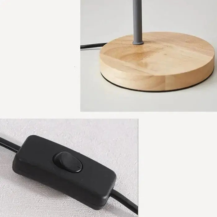 Luminária de Mesa com Bambu e Alumínio - Home Premium Brasil