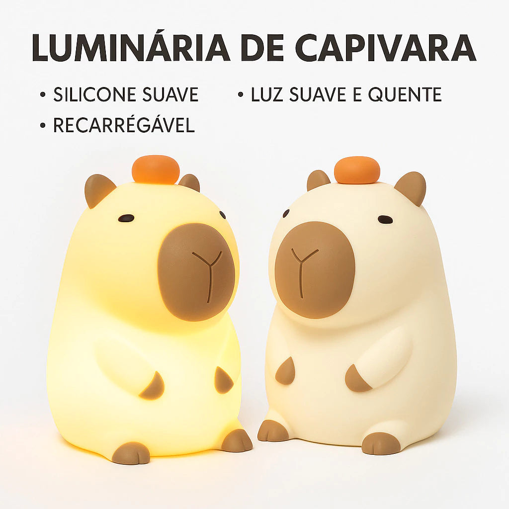 Luminária LED Capivara Portátil - Home Premium Brasil