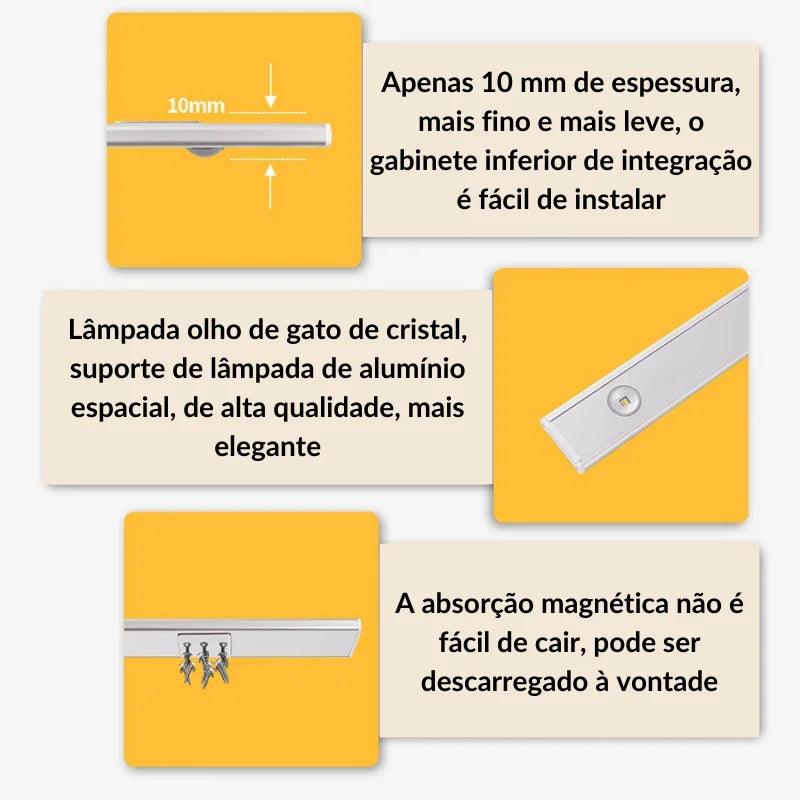 Luminária LED com Sensor de Movimento - Home Premium Brasil