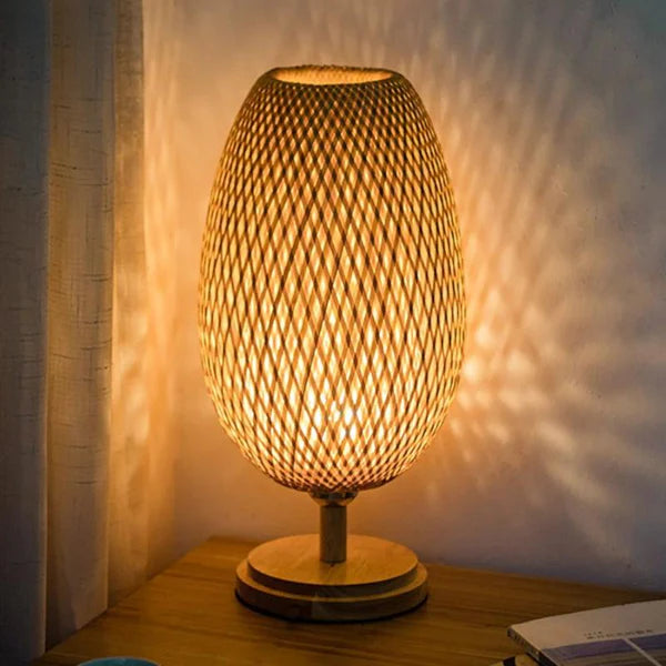 Luminária de Mesa Bambu - Home Premium Brasil