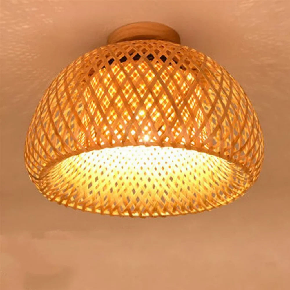 Plafon de Teto Bambu Artesanal - Home Premium Brasil