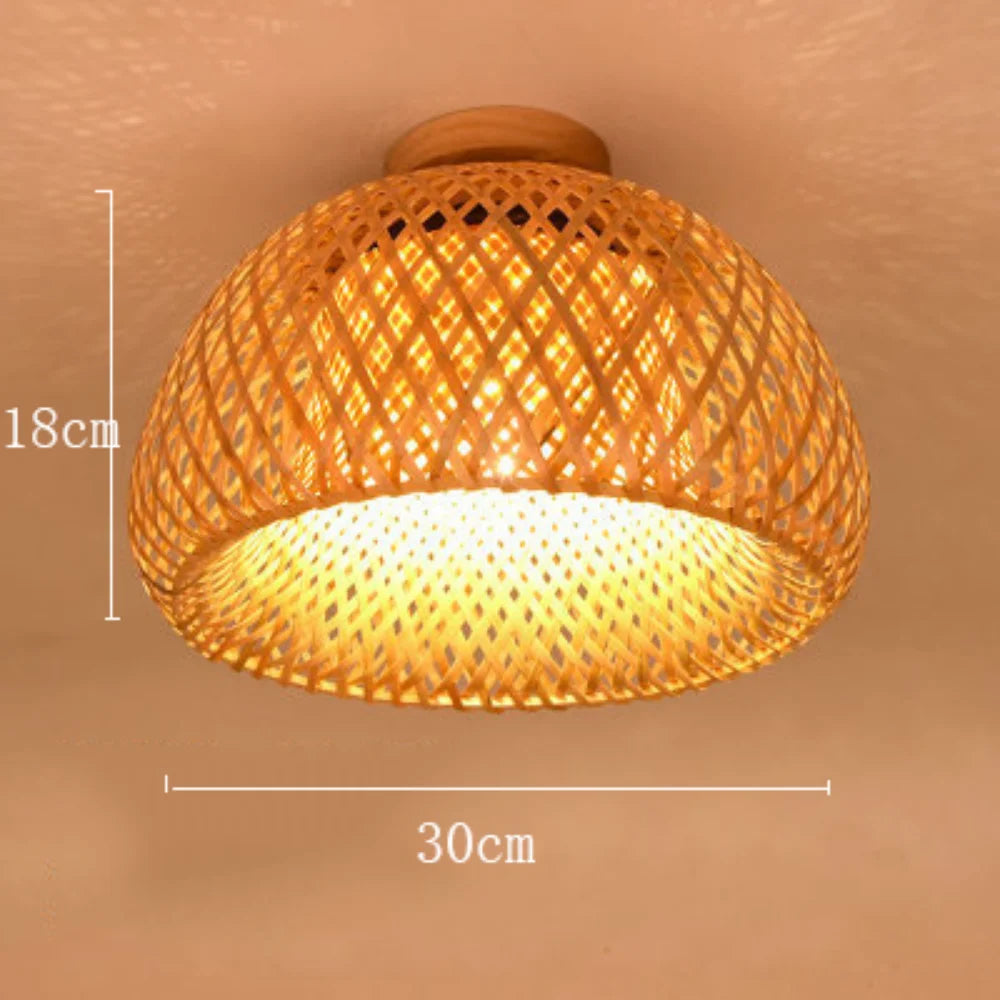 Plafon de Teto Bambu Artesanal - Home Premium Brasil