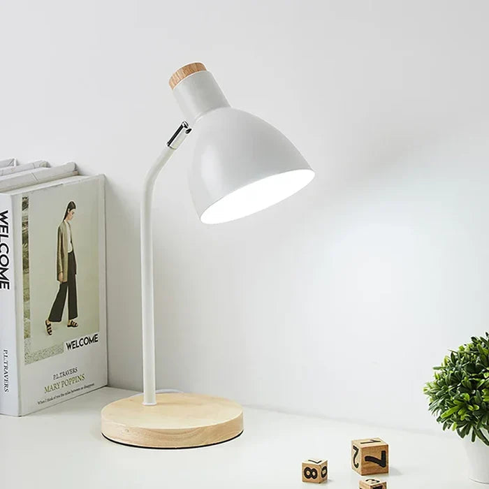 Luminária de Mesa com Bambu e Alumínio - Home Premium Brasil