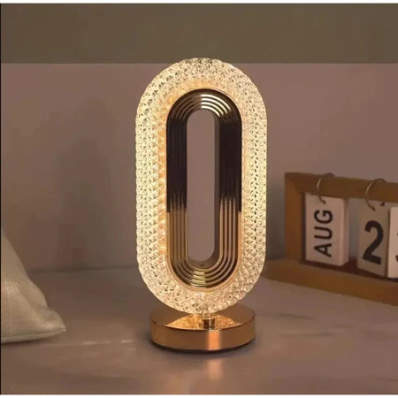 Luminária de Mesa LED Cristal Luxo - Home Premium Brasil