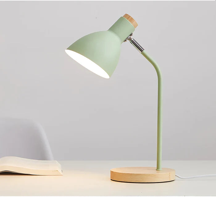Luminária de Mesa com Bambu e Alumínio - Home Premium Brasil